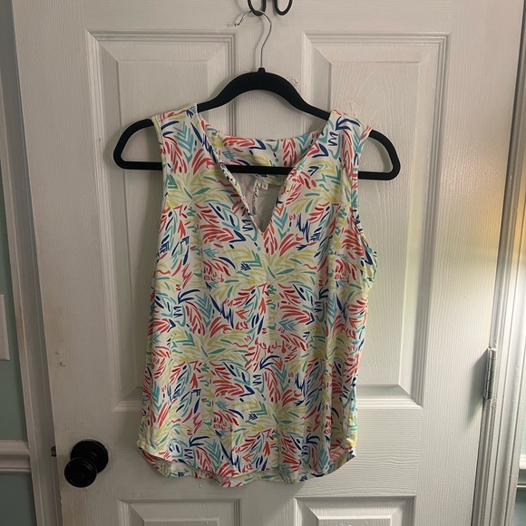 Lulu-B Tops - Lulu Bs Multicolor Sleeveless Blouse sz S